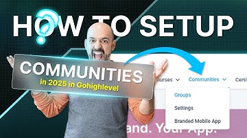 Hoe je je eerste GoHighLevel-community opbouwt (volledige tutorial) 2025