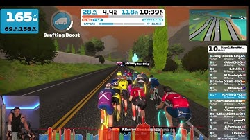 2023 10 04 - Race: Stage 1: Race Watopia - Beach Island Loop (C) on Beach Island Loop in Watopia