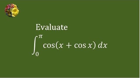 2022 MIT Integration Bee, qualifying test question # 6