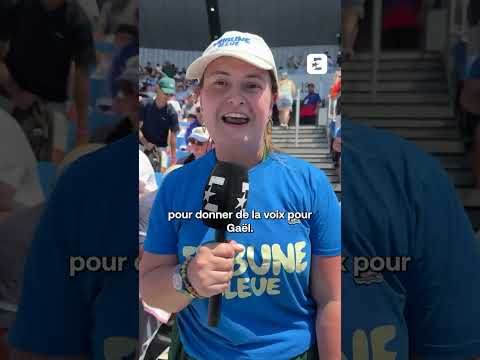 🤩​ 🇫🇷​ Le dernier match de Monfils à Melbourne avec la Tribune Bleue #tennis #ausopen