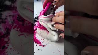 Can you name this slime? 👻 the bubbles and crunches in this video 🤤👌🏼 #toys #asmr #slime