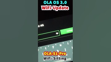 ola move os 3.0 update | move os 3.0 |move os 3.0 wifi update Featurs #olas1pro #wifisetting #shorts