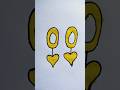 Earrings for kids easy #drawings#drawing4kids#artandcraft#shortvideo