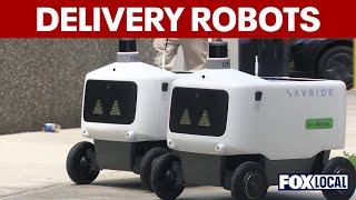Arlington now has food delivery robots through Uber Eats