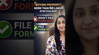 🚨 Property Above ₹50L? Big TDS Rule Change You MUST Know! #TDS #IncomeTax