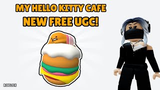 Free Limited UGC! How To Get Gudetama Cute Backpack in My Hello Kitty Cafe | Roblox