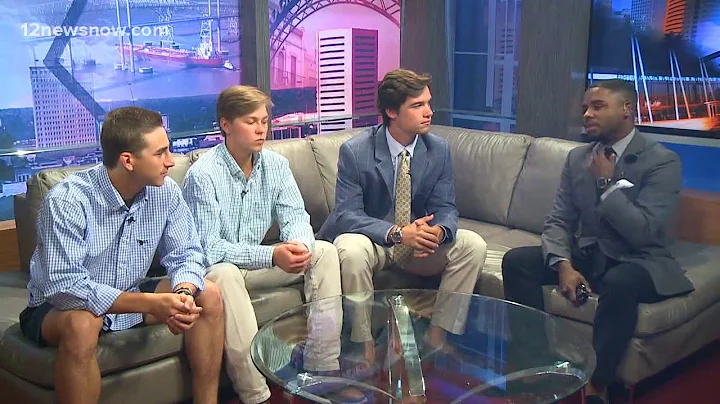 J. Russell interviews the Kelly high school baseba...