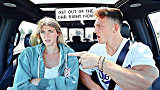 KICKING MY WIFE OUT OF THE CAR PRANK