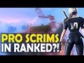 PRO SCRIMS IN RANKED? MY HARDEST MATCH EVER | HIGH KILL FUNNY GAME - (Fortnite Battle Royale)