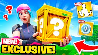 UNLOCKING *NEW* EXCLUSIVE SKIN in Fortnite! (World's First)