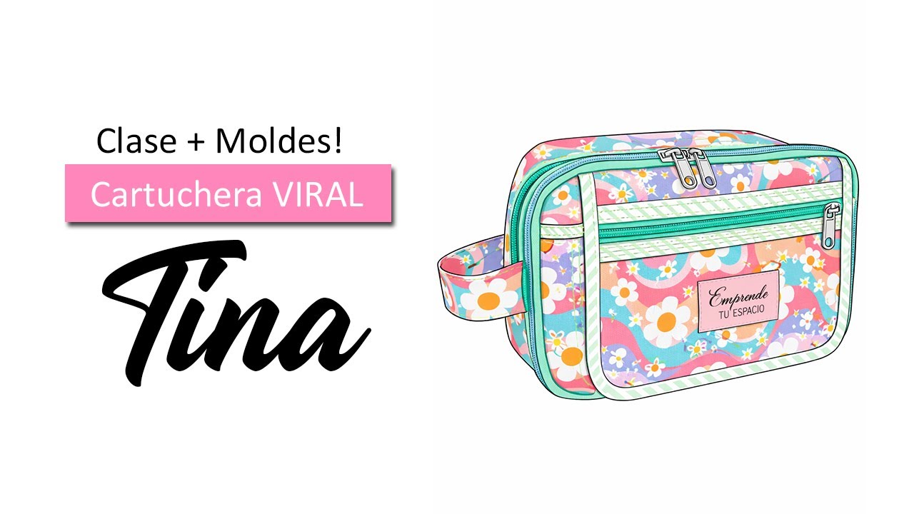 CARTUCHERA VIRAL TINA! Tutorial + Molde Gratis ✨