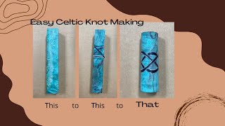 Making a 3 layer Celtic Knot Blank and turning,   Easy segmenting woodturning.