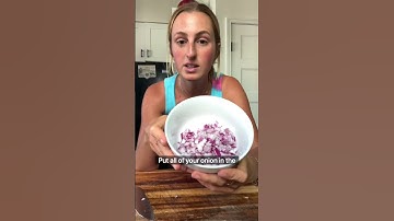 Simple Red Onion Hack - Easy Cooking Hack To Get Rid of the Harsh Taste