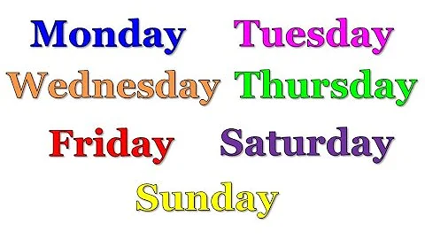 The Days of the Week Song (Starting with Monday) | Silly School Songs