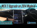 Tesla MCU1 v MCU2 upgrade before and after demonstration - 2014 Model S. Faster? Better?