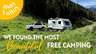 BOONDOCKING in Beautiful SUN VALLEY  | Free Camping in Idaho | RV Living