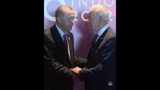 Cumhurbaşkanı Erdoğan G20 Liderler Zirvesinde Abd Başkanı Biden Ile Görüstü