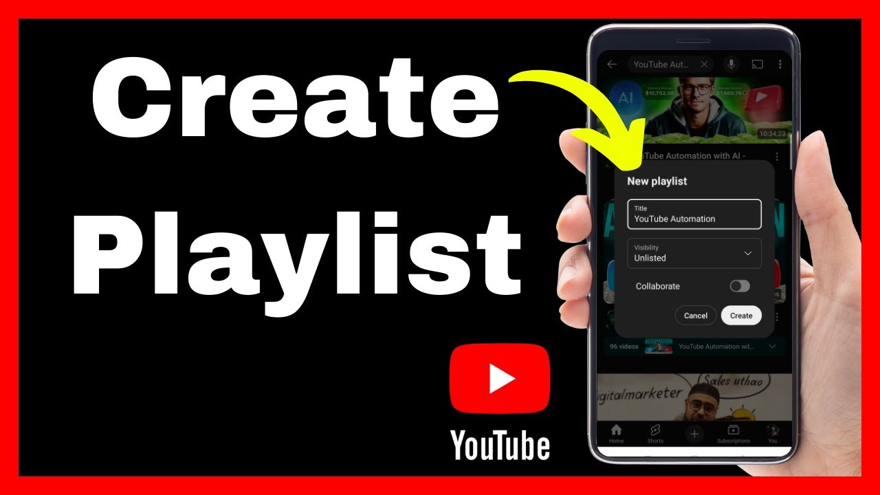 How To Create Playlist On YouTube - Quick Tutorial - YouTube
