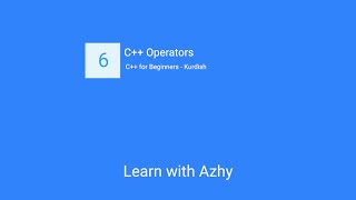 6 - C++ Operators