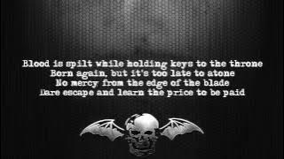 Avenged Sevenfold - Hail To The King [Lyrics on screen] [Full HD]