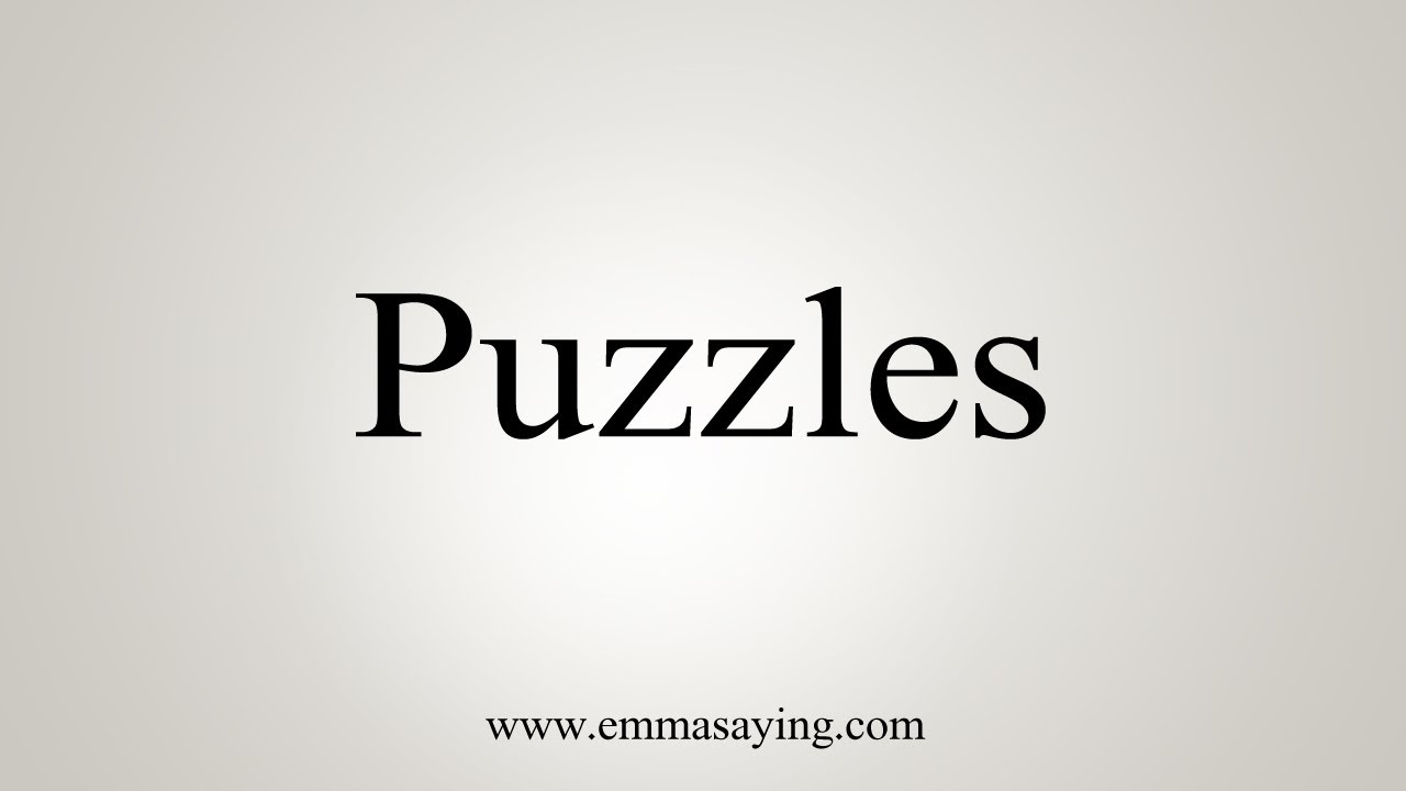 How To Say Puzzles YouTube how-to-say-puzzles-youtube