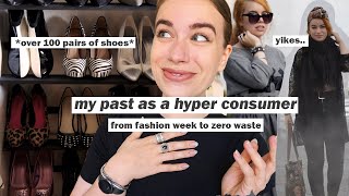 HOW I WENT FROM A HYPERCONSUMER TO A ZERO WASTER // storytime and throwback pics