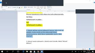 Kirjoitetaan viesti Writing a message (Beginner 2 - Intermediate)