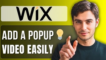 How to Add a Pop Up Video in Wix | Full Guide 2025