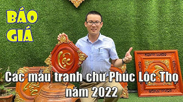 Báo giá tranh chữ Phúc Lộc Thọ bằng gỗ | Mua tranh gỗ Phúc Lộc Thọ giá mới nhất năm 2022