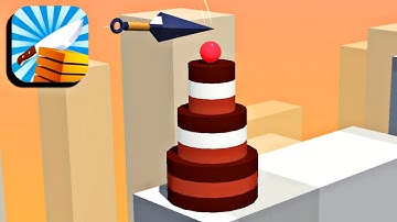 Slice It All New Update 🔪🍊✏️ All Levels Gameplay (iOS,Android)