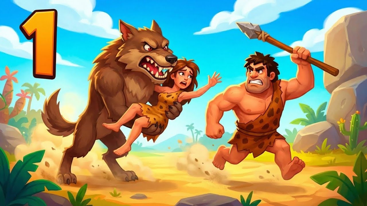 Stone Age | Wolves Took My Wife 😱 First Rescue Gameplay