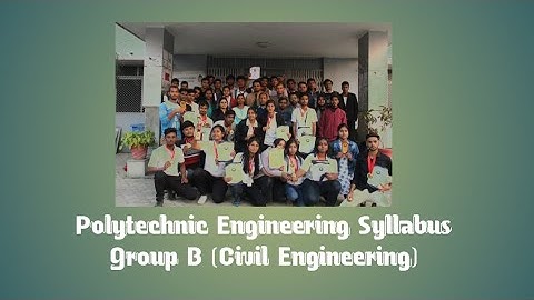 Bihar polytechnic group B syllabus 1st semester civil engineering and electronics engineering
