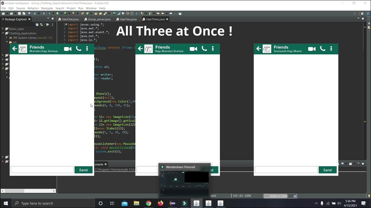 Basic Group Chat Application using Java - YouTube