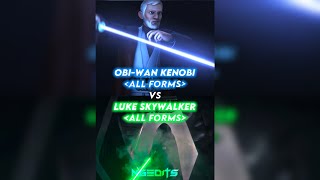 Obi-Wan Kenobi (All Forms) vs Luke Skywalker (All Forms)