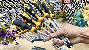 Tuốc nơ vít bake hay 4 cạnh cán và thân lục lăng ELORA 559 1