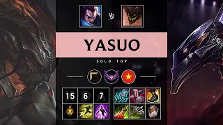 Yasuo Top vs Malphite - VN Master Patch 25.20
