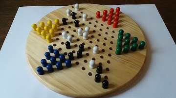 Chinese checkers game  -  game  