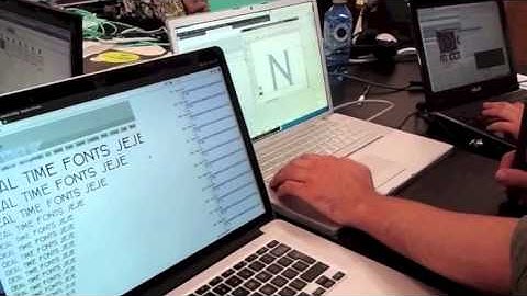 Real Time Collaboration in FontForge: Preview 2