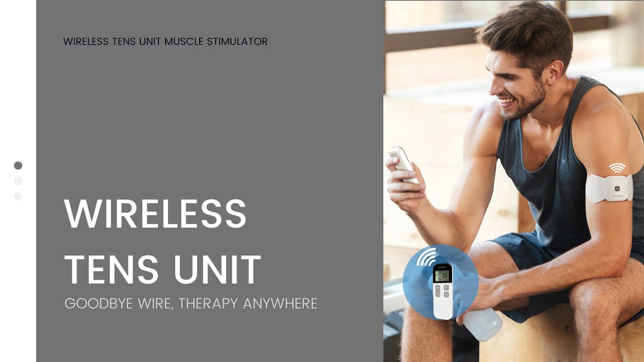 PokeTens Wireless TENS Unit Muscle Stimulator for Pain Relief