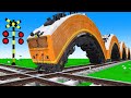  railroad crossing train animation train