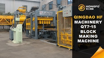 Qingdao HF Machinery QT7-15 Block Making Machine Raw Material Preparation #brickmakingmachine