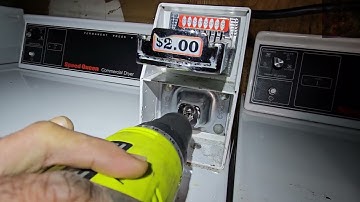 How to open a Speed Queen laundry mat coin box