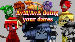 AvM/AvA doing your dares! (Late 1k special) ||Animation vs Minecraft/Animator|| Gacha club