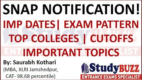 SNAP 2023 notification out | Three attempts, Exam pattern, Top colleges, SNAP cutoffs, Imp topics