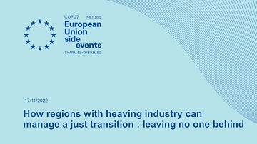 How regions with heaving industry can manage a just transition : leaving no one behind