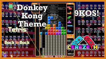 Tetris 99 Donkey Kong Theme - 9KOs Game!