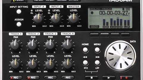 Tascam DP-004 Demo - Rock