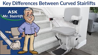 Key Differences Between Curved Stairlifts  | Mr. Stairlift  Bruno®