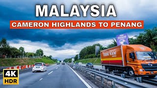 Driving In Malaysia Highway | Cameron Highlands To Penang 🇲🇾🛣️🚘