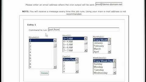 X3 Skin Setting up a cron job on Cpanel Adult-Hosting.com